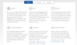 Basic Features of BlueHost account
