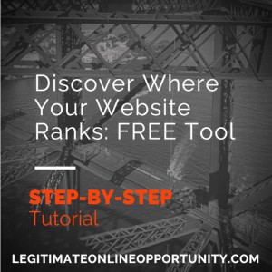 where does your website rank, discovering where your website ranks