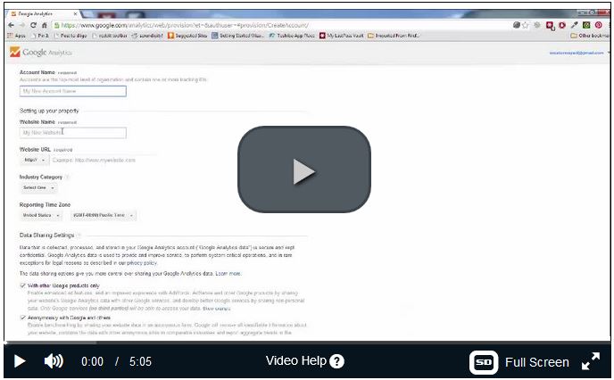 Setting Up Your Google Analytics