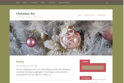 Christmas Website Example
